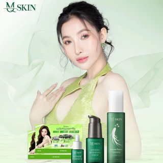 Combo sâm cau rừng  30ml, sữa rửa mặt nhân sâm  120 ml và serum phục hồi mini