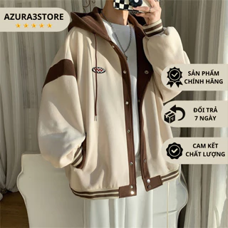 Áo Khoác Hoodie Nút Phú Hợp Nam Nữ Chất Nỉ Cao Cấp - Azura3 Store