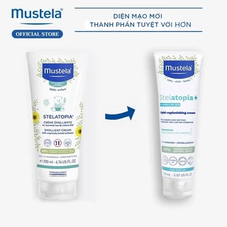 Mustela Kem Dưỡng Da Chàm Thể Tạng (Viêm Da Cơ Địa) Stelatopia Emollient Cream 150ml Mới