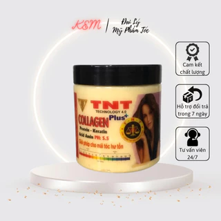 HẤP COLLAGEN MEN SỐNG PHỤC HỒI TÓC HƯ TỔN TNT 500ML mẫu mới