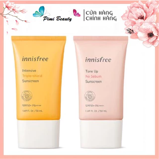 Kem Chống Nắng Nâng Kiềm Dầu Innisfree Tone Up No Sebum / Intensive Triple-Shield 50ml