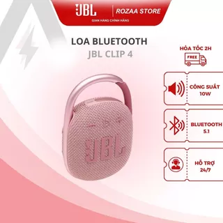 Loa công nghệ Bluetooth không dây JBL Clip 4 màu sắc - Clip 4 tiếng động Siêu Trầm, Bảo hành 12 tháng