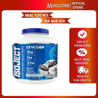 [Chính Hãng BBT] Evogen Whey Protein IsoJect (57 Lần Dùng) - Sữa Tăng Cơ 100% Whey Protein Isolate, Hỗ Trợ Tăng Cơ