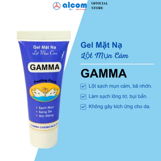 Gel Mặt Nạ Lột Mụn Cám Gamma Tuýp 25G Làm Sạch Mụn Cám, Mụn Đầu Đen, Sợi Bã Nhờn