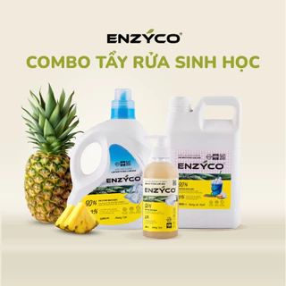 Combo Nước Giặt, Nước Lau Sàn Và Nước Rửa Tay Sinh Học ENZYCO Enzyme Từ Dứa Floor cleaner