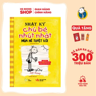 Sách Nhật Ký Chú Bé Nhút Nhát - Diary Of A Wimpy Kid: Tập 4: Mùa Hè Tuyệt Vời. Bản Tiếng Việt. Đã Bán 300 Triệu Bản
