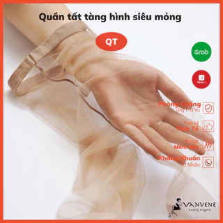 Quần tất tàng hình Vanvene, quần tất giấy Hàn Quốc vỏ trắng siêu dai thật chân mềm mịn