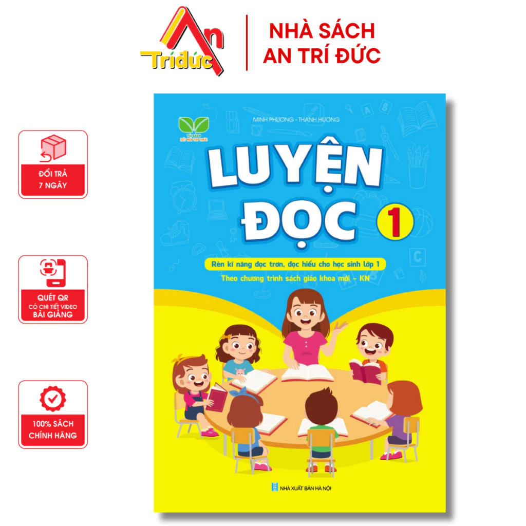 Sách - Luyện Đọc Lớp 1 - Chương Trình Học Mới Kết Nối Tri Thức Với Cuộc Sống (1 cuốn) - Nhà Sách An Trí Đức - VLĐ 04