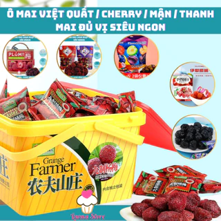 [SIÊU NGON] Ô mai việt quất / cherry / Mận / Thanh Mai tươi gói 408g