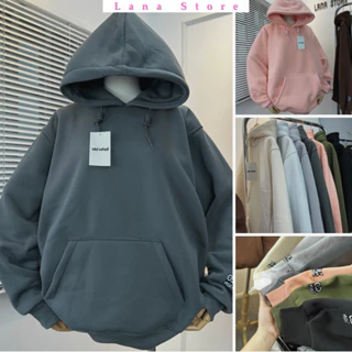 Áo Hoodie Màu Trơn OldWhat Nỉ Ngoại Dày Dặn Ấm Form Thoải Mái Nón To