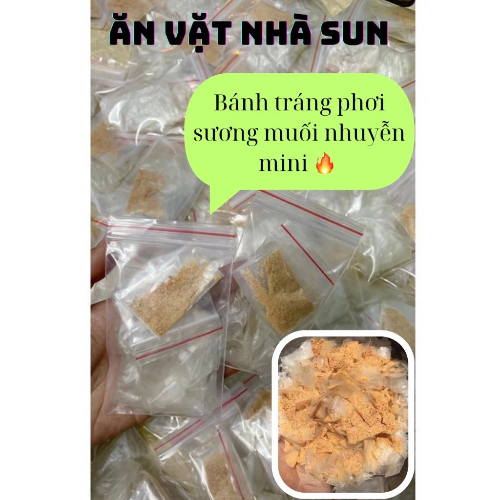 [ Hỏa Tốc ] Bánh Tráng Mini Muối Nhuyễn