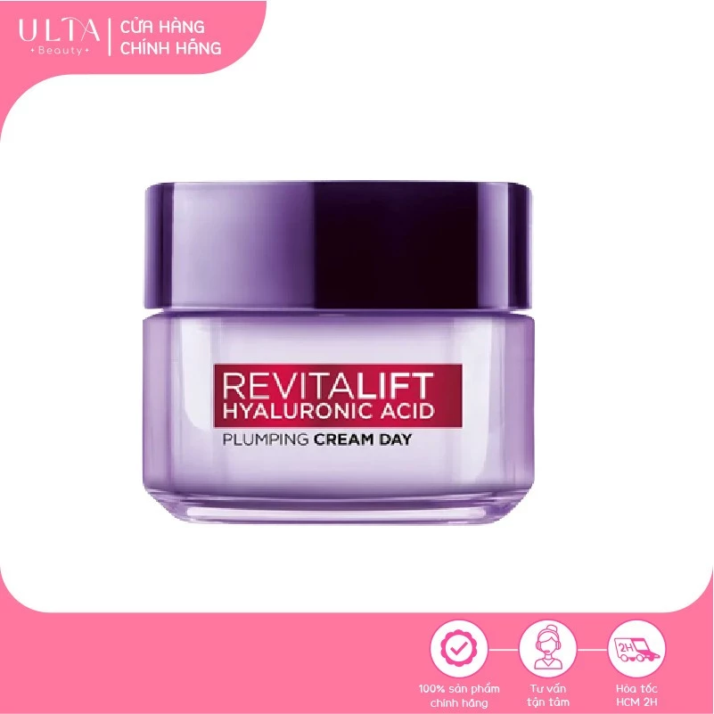 Kem Dưỡng Siêu Cấp Ẩm Căng Mịn Da L'oreal Paris Revitalift Hyaluronic Acid (50ml)