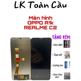 Màn hình OPPO A1K / REALME C2 Zin New Full bộ màu đen Tặng kèm keo+tuavít+cườnglực+quechọcsim