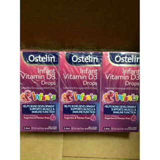 Vitamin D3 [ÚC] Ostelin kid liquid 20ml và Ostelin Infant Drop 2,4ml bổ sung cho trẻ