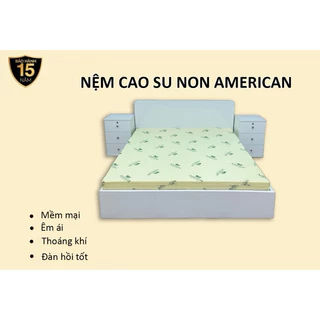 Nệm cao su non american 1m4x2m cao 10cm (1tất)