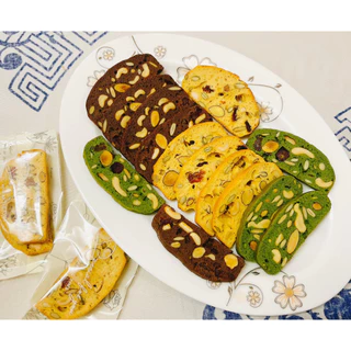 Bánh Biscotti Siêu hạt Nguyên Cám Dinh Dưỡng Ăn Kiêng Không Đường 3 Vị - Bánh Ngũ Cốc Ăn Kiêng Healthy 100-400g