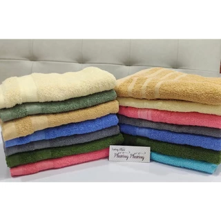 Khăn tắm gia đình  50x100, 100% Cotton mềm mại, thấm hút tốt, nhiều màu sắc dễ dàng lựa chọn.