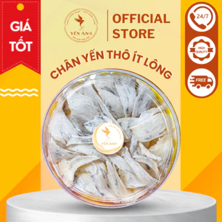 CYT - Chân Yến thô ít lông - Yến sào Khánh hòa (tặng kèm combo: nhíp, Táo đỏ, đường phèn, hạt chia)