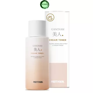 Nước Hoa Hồng Trắng Da Mờ Thâm Nám Pretty Skin Gangnam Cream Toner Hàn Quốc 300ml Giúp Dưỡng Ẩm & Se Khít Lỗ Chân Lông