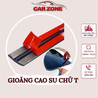 Gioăng Cao Su Chữ T - Dán Viền Chân Kính Nóc Xe Hơi Ô Tô, Nẹp Viền Kính Lái Bên Ngoài Chống Bụi Bẩn