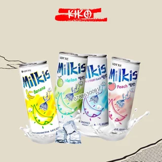 Nước soda sữa Milkis Lotte Hàn Quốc lon 250ml