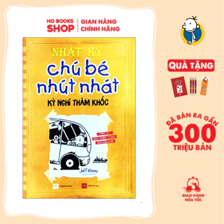 Sách Nhật Ký Chú Bé Nhút Nhát - Diary Of A Wimpy Kid: Tập 9: Kỳ Nghỉ Thảm Khốc. Bản Tiếng Việt. Đã Bán 300 Triệu Bản