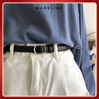 Thắt lưng nữ Madeline DN03 dây nịt nữ bản nhỏ 1.8cm kiểu dáng đơn giản phong cách Hàn Quốc