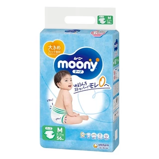 MOONY TÃ DÁN/QUẦN MOONY NHẬT ĐỦ SIZE TIÊU CHUẨN NB90/ S84/ M64/ L54/ XL44/ M58/ L44/ XL38/ XXL26