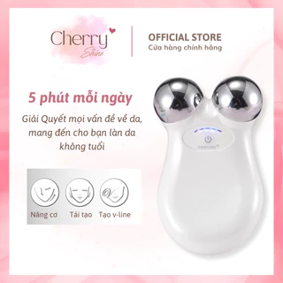 Máy lăn massage Cherry Shine nâng cơ mặt và cổ công nghệ vi dòng, ngăn ngừa lão hóa, trẻ hóa làn da