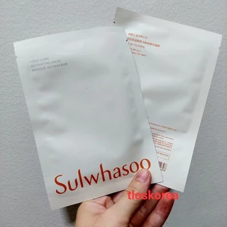 Nạ Sulwasoo  First Care Activating Mask - Mặt Nạ Giấy Nâng Cơ Săn Chắc Da Sulwhasoo