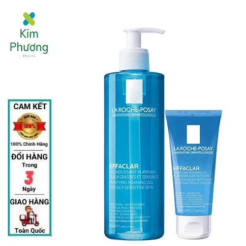 Sữa rửa mặt tạo bọt cho da dầu nhạy cảm La Roche Posay Effaclar Foaming 400ml