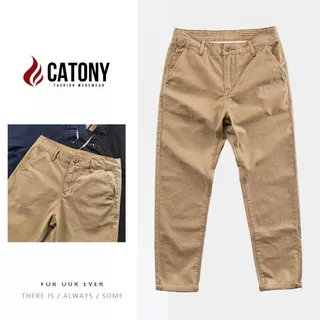 Quần kaki nam ống suông chất vải dày dặn, quần jogger nam cao cấp phong cách Hàn Quốc CATONY KP103