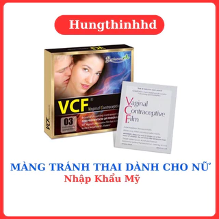 ✅[CHE TÊN- CHÍNH HÃNG]COMBO 2 HỘP MÀNG TRÁNH THAI VCF