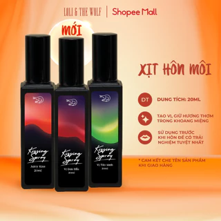 Xịt Thơm Miệng Kissing Spray Loli & The Wolf Hương Trái Cây Kẹo Ngọt The Mát Vị Bạc Hà Chai 20ml - QUÀ TẶNG