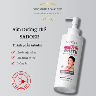 Sữa Dưỡng Thể Toàn Thân Body Lotion SADOER Chăm Sóc Cơ Thể, Giúp Da Trắng Sáng, Mịn Màng, Dưỡng Ẩm Cho Da, Chống Lão Hoá