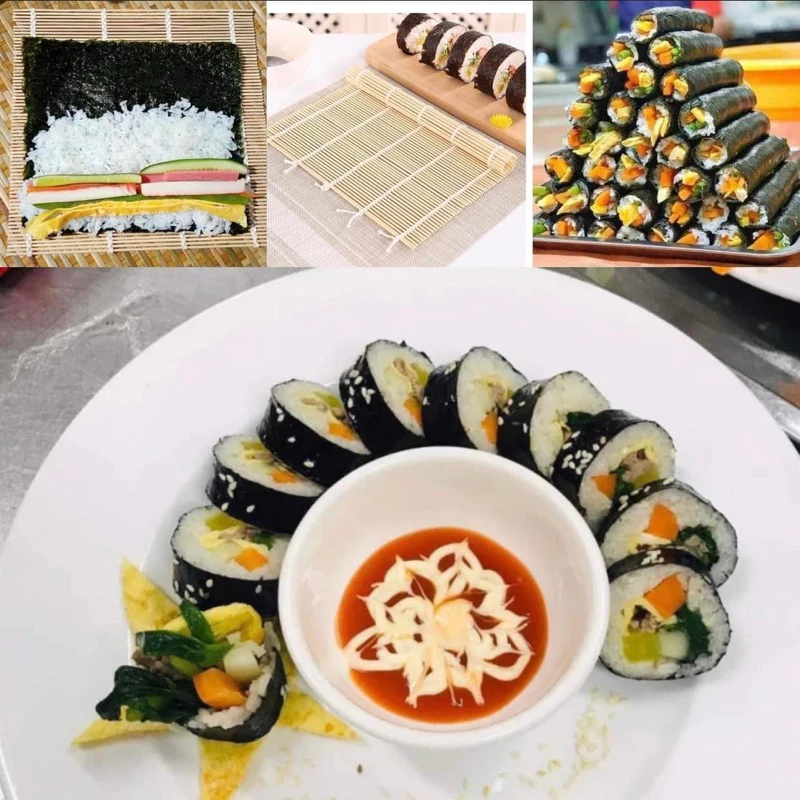 Rong Biển Cuộn Cơm , làm gimbap  -khối lượng: 100 lá/gói, 240g/gói