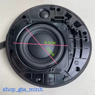 Cụm loa bán thành phẩm loa mid bass 3inch từ neo kèm treble 10W+10W dáng mỏng