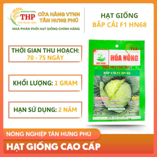 Giống Bắp Cải F1 HN68