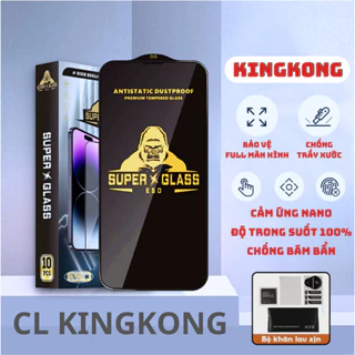 Kính cường lực Samsung M14, M34, M54 Kingkong full màn | Miếng dán bảo vệ màn hình cho ss galaxy JULYCASE