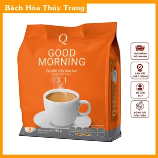 Cafe sữa hòa tan 3 in 1 GOOD MORNING uống liền Trần Quang