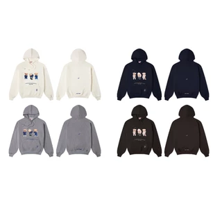 AIAI OFFICIAL Áo nỉ Hoodie 3 Gấu form rộng