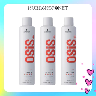 [Phiên bản mới của Osis 3+] Keo Xịt Cứng Tóc Osis+ 4 Extra Strong Hold Hairspray 300ml (Hàng Nhập Đức)