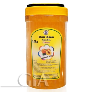 Thạch dừa Đào Douxian hộp 2.5kg