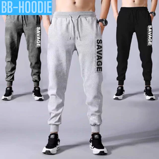 Quần jogger nỉ ống bo SAVA size M-XXL từ 40-80kg