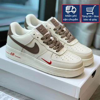 Giày _Nike Air Force 1 vệt nâu full size nam nữ, giày Af1 vệt nâu bản cao cấp full pk