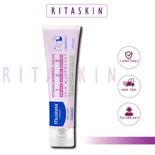 Mustela Kem dưỡng da cho vùng hăm tả Mustela Vitamin Barrier Cream 100ml