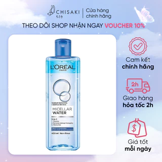 Nước Tẩy Trang L'Oreal Làm Sạch Sâu Trang Điểm 400ml