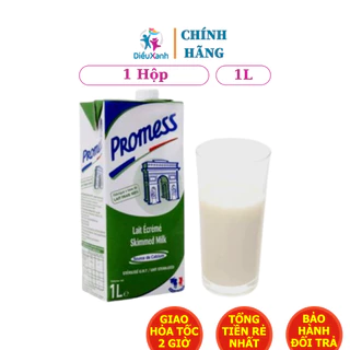 [ 1 Hộp] Sữa Tươi Tách Kem Promess 1L - Sữa Tươi Pháp