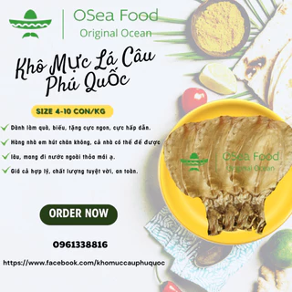 Khô Mực Lá Câu Phú Quốc