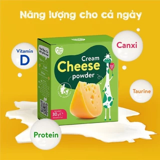 Phô mai tách muối Mămmy dạng bột rắc cơm, cháo cho bé ăn dặm, hộp 10 ống (3g/ ống)